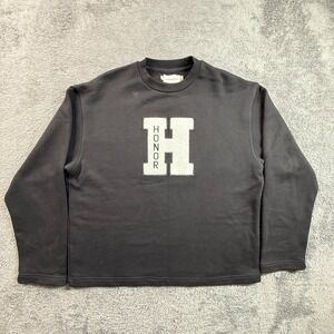 Honor The Gift Westbrook Heavyweight Knit Crewneck Sweatshirt Black Mens S